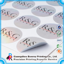 New Stly Custom Logo Paper Round Stickers Wholesale